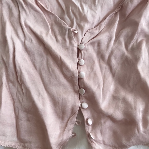 Brandy Melville pink griffin silky tank - Picture 3 of 3